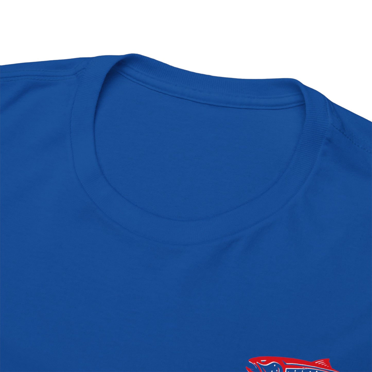 Heavy Cotton Tee Backwoods Angler.