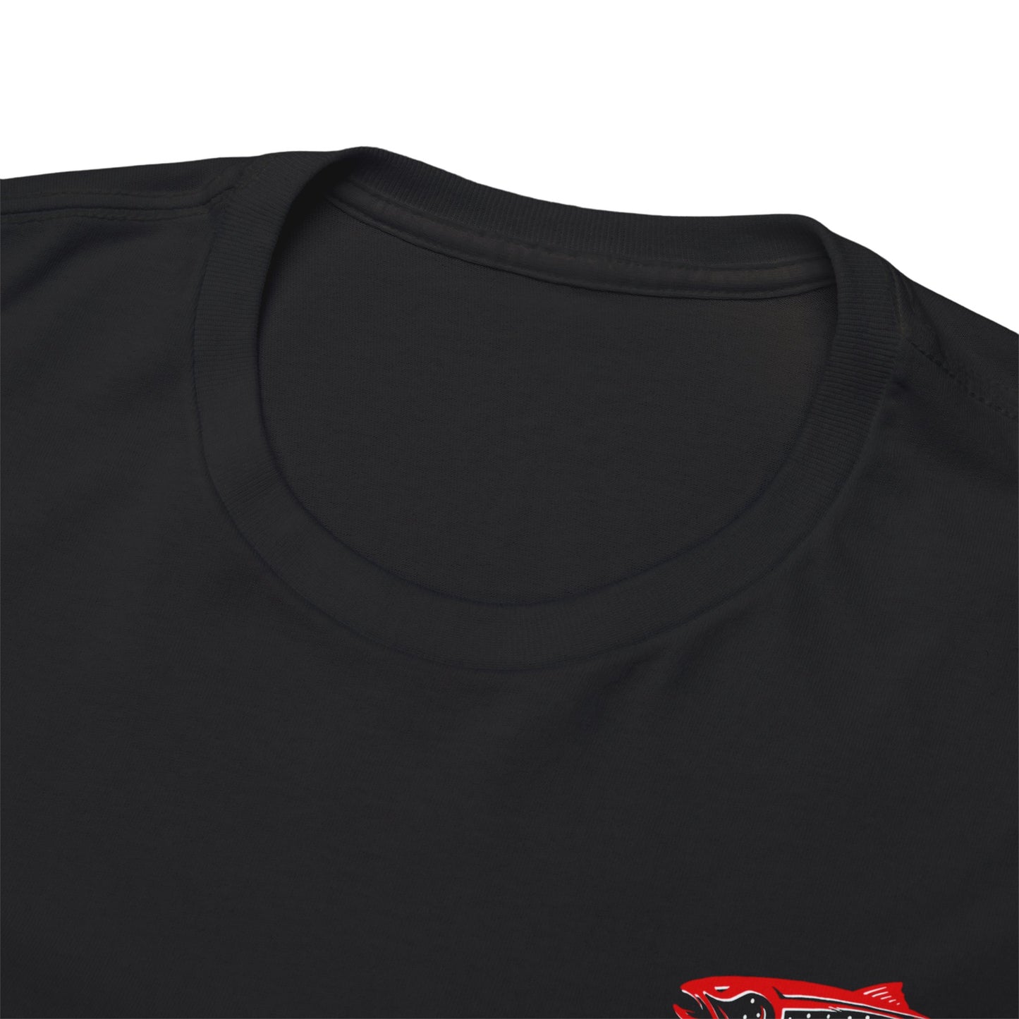 Heavy Cotton Tee Backwoods Angler.