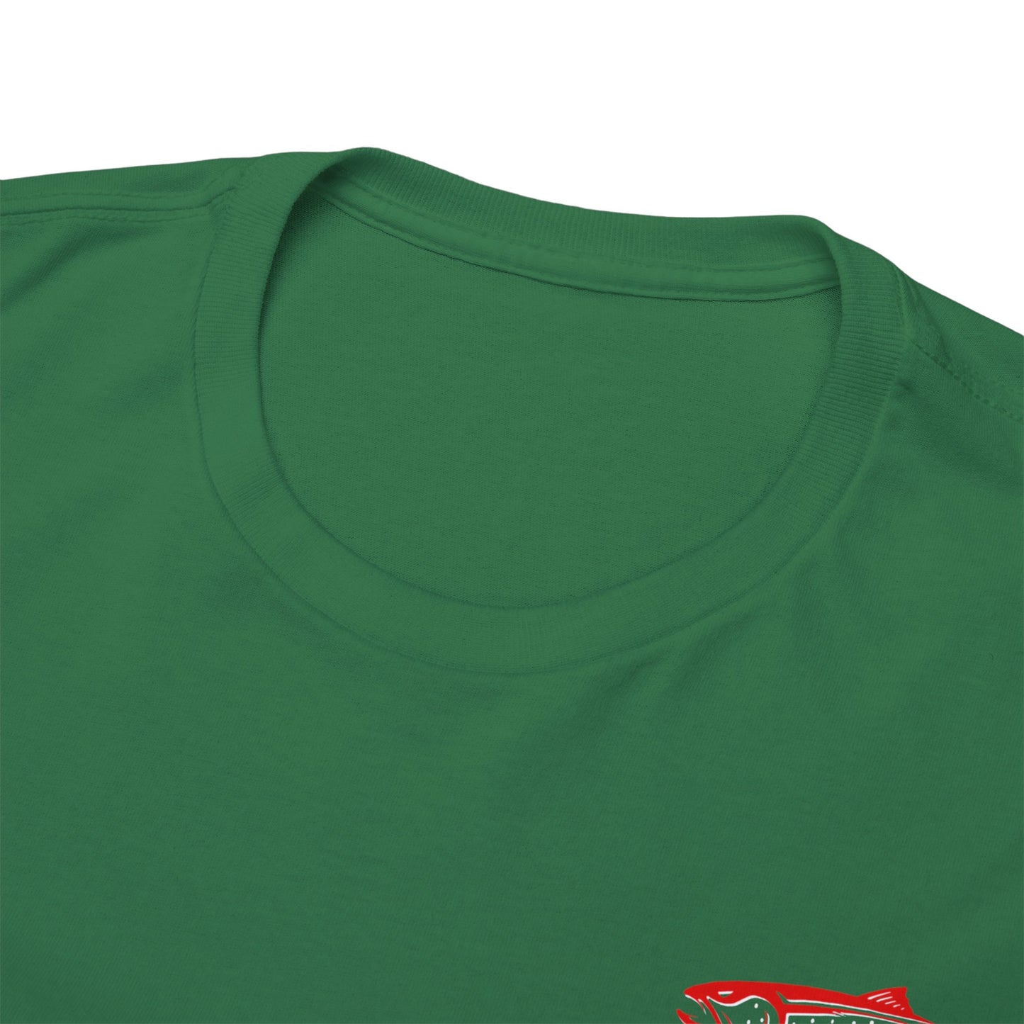 Heavy Cotton Tee Backwoods Angler.